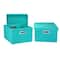 Household Essentials Storage Bins with Lids, 2ct.